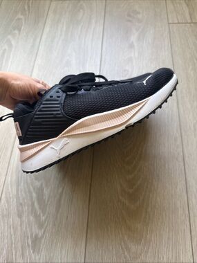 Puma Pacer Future Women's Size 6.5 Black Pink Running Shoes Sneakers 393595-03